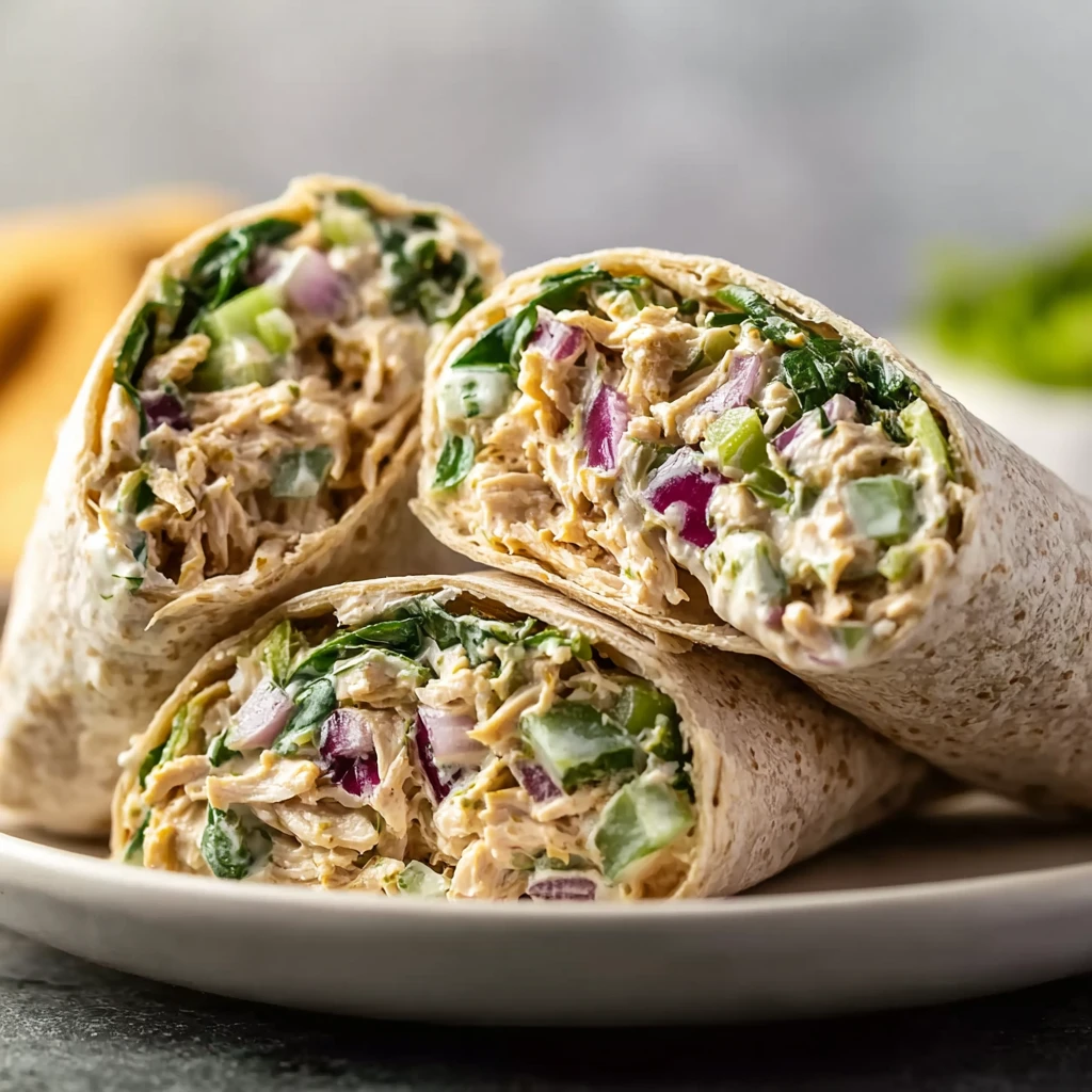 Pulled Jackfruit Vegan Chicken Salad Wraps: A Plant-Based Take On A Comfort Classic Pulled Jackfruit Vegan Chicken Salad W...