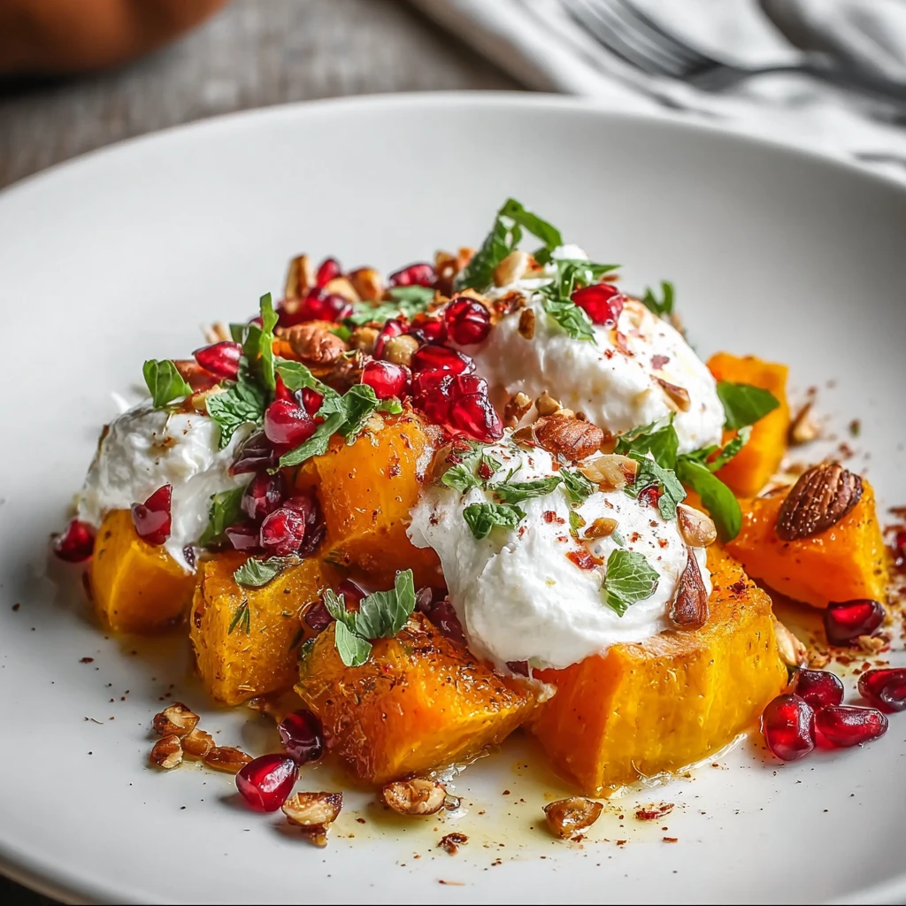 Roast Pumpkin Burrata Recipe Autumn Pumpkin Burrata Salad Best Pumpkin Burrata Dishes Easy Roast Pumpkin With Cheese Glute...