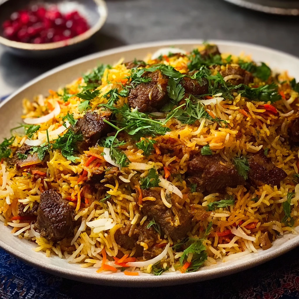 Slow Simmered Beef And Basmati Plov With Whole Spices Slow Simmered Beef Basmati Plov Whole Spices
