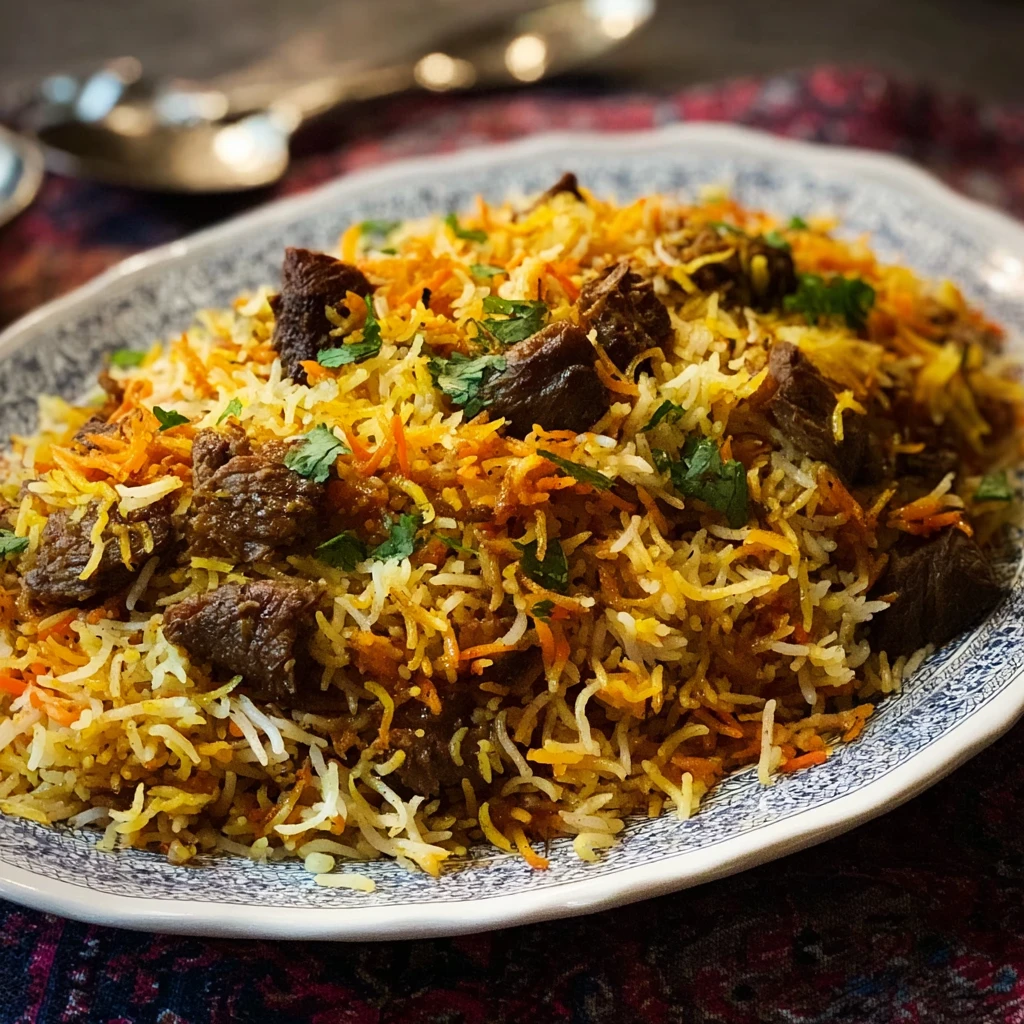 Slow Simmered Beef And Basmati Plov With Whole Spices Slow Simmered Beef Basmati Plov Whole Spices