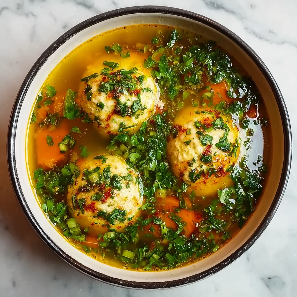 Spicy Matzo Ball Soup With Jalapeño And Cilantro: A Zesty Twist On A Classic Comfort Dish Spicy Matzo Ball Soup Jalapeo C...
