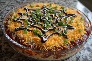 Spider Web Taco Dip
