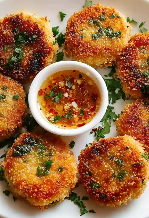 Thai Shrimp Cakes Sweet Chili Recipe Crispy Thai Shrimp Patties Best Thai Shrimp Cakes Dipping Sauce Homemade Crispy Shrim...