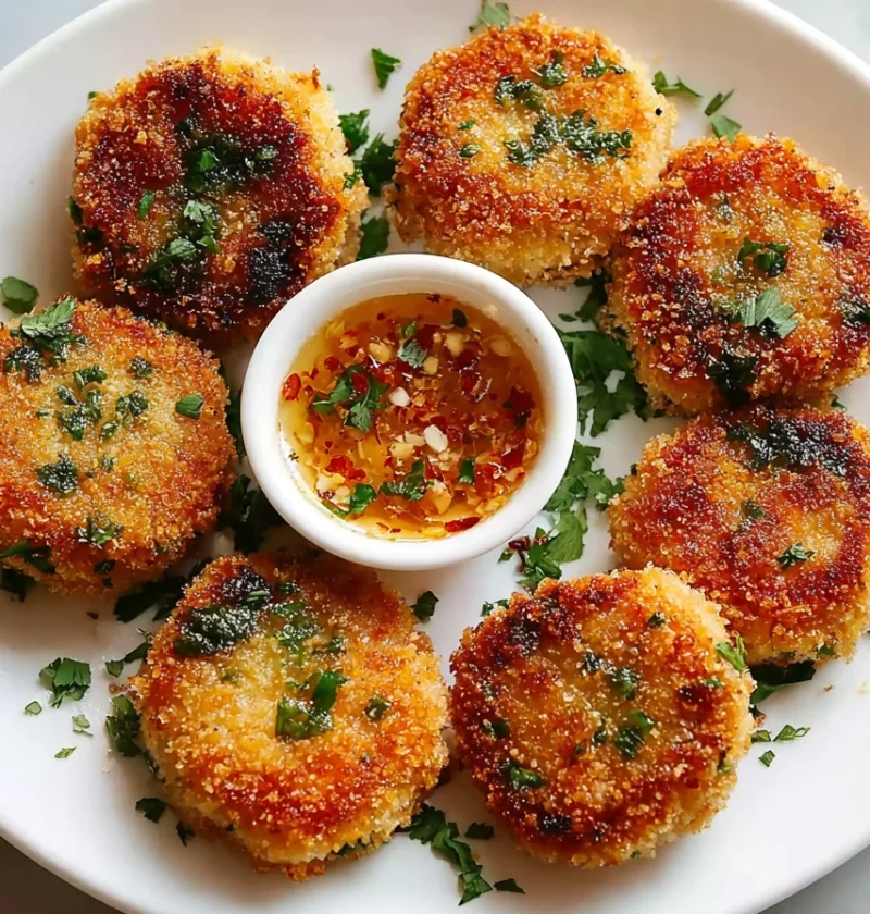 Thai Shrimp Cakes Sweet Chili Recipe Crispy Thai Shrimp Patties Best Thai Shrimp Cakes Dipping Sauce Homemade Crispy Shrim...