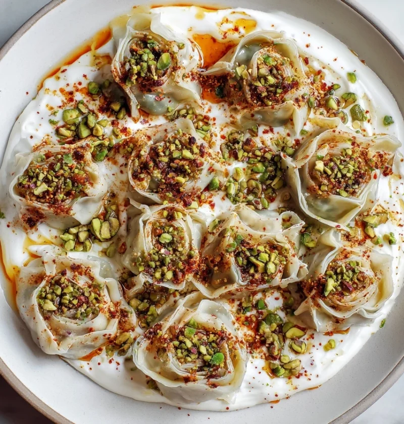 Turkish Dumplings With Garlicky Yogurt Recipe Spiced Oil Recipe For Turkish Dumplings Homemade Turkish Manti Recipe Best Y...