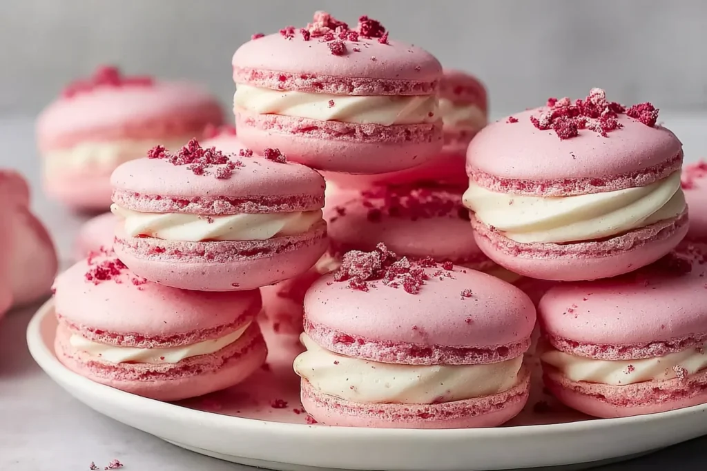Vegan Raspberry Macaron Recipe Dairy-free Raspberry Macarons Best Vegan Macarons Online How To Make Vegan Macarons Dairy-f...