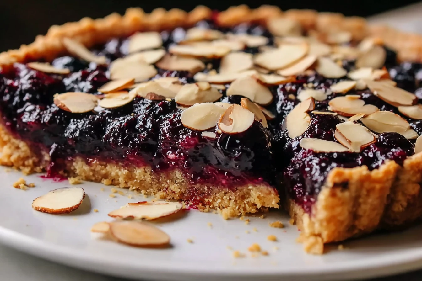 Vegan Blueberry Pie Recipe Almond Meal Crust Dessert Summertime Vegan Pie Ideas Low Calorie Blueberry Pie Gluten-free Almo...