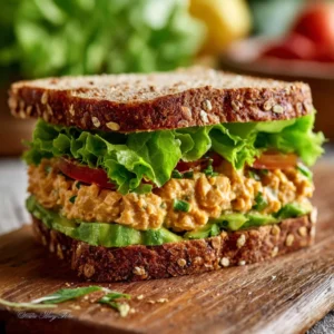 Chickpea “Tuna” Salad Sandwich (Vegan)