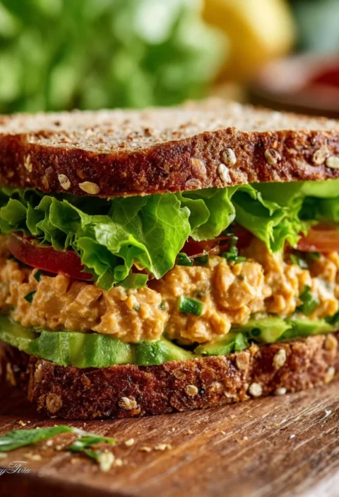 Vegan Chickpea Tuna Salad Recipe Easy Chickpea Tuna Sandwich Vegan Best Chickpea Tuna Salad No Mayo How To Make Chickpea T...