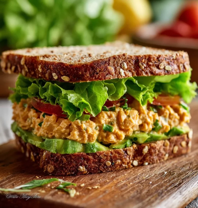 Vegan Chickpea Tuna Salad Recipe Easy Chickpea Tuna Sandwich Vegan Best Chickpea Tuna Salad No Mayo How To Make Chickpea T...