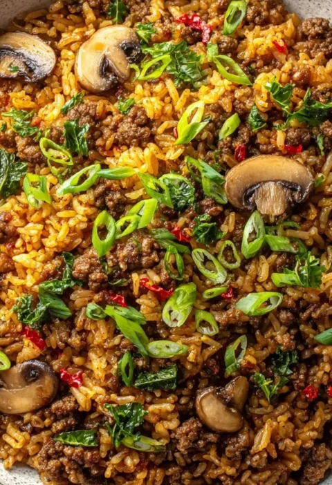 Vegan Dirty Rice With Beyond Meat Recipe Creole Spicy Vegan Rice Dishes Low-calorie Dirty Rice Vegan Options Beyond Meat C...