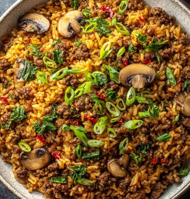 Vegan Dirty Rice With Beyond Meat Recipe Creole Spicy Vegan Rice Dishes Low-calorie Dirty Rice Vegan Options Beyond Meat C...