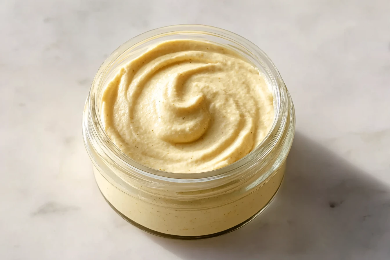 Creamy Vegan Garlic Aioli with Nutritional Yeast and Mustard