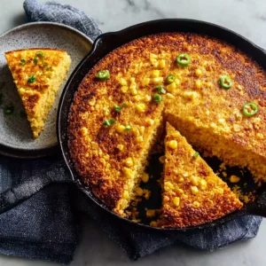 20-Min Savory Vegan Cornbread: Jalapeños & Corn