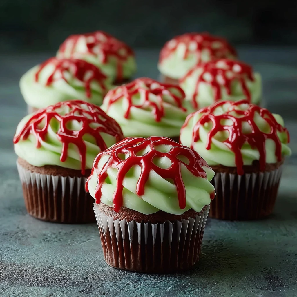 Zombie Brain Cupcakes: Deliciously Spooky Halloween Treats Zombie Brain Cupcakes Deliciously Spooky Halloween Treats