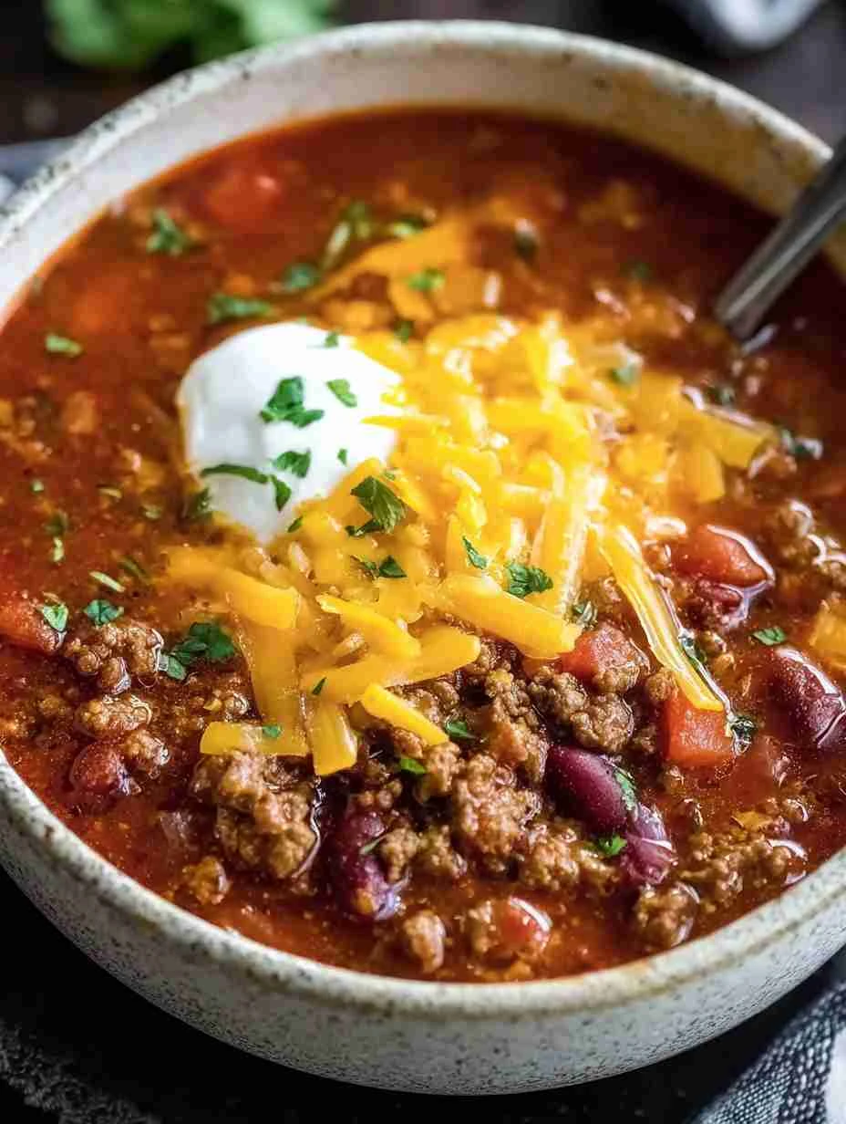 30-Minute Classic Ground Beef Taco Soup (Stovetop & Slow Cooker)