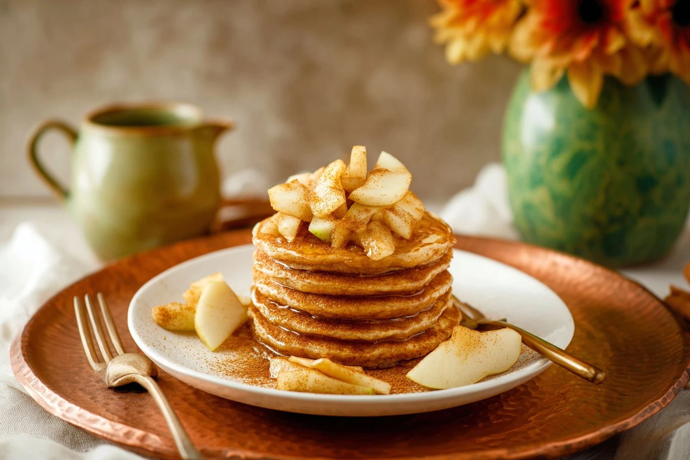 Apple Pancakes Recipe Easy Homemade Apple Pancakes Gluten-free Best Apple Pancake Mix Brands Vegan Apple Pancakes Recipe A...
