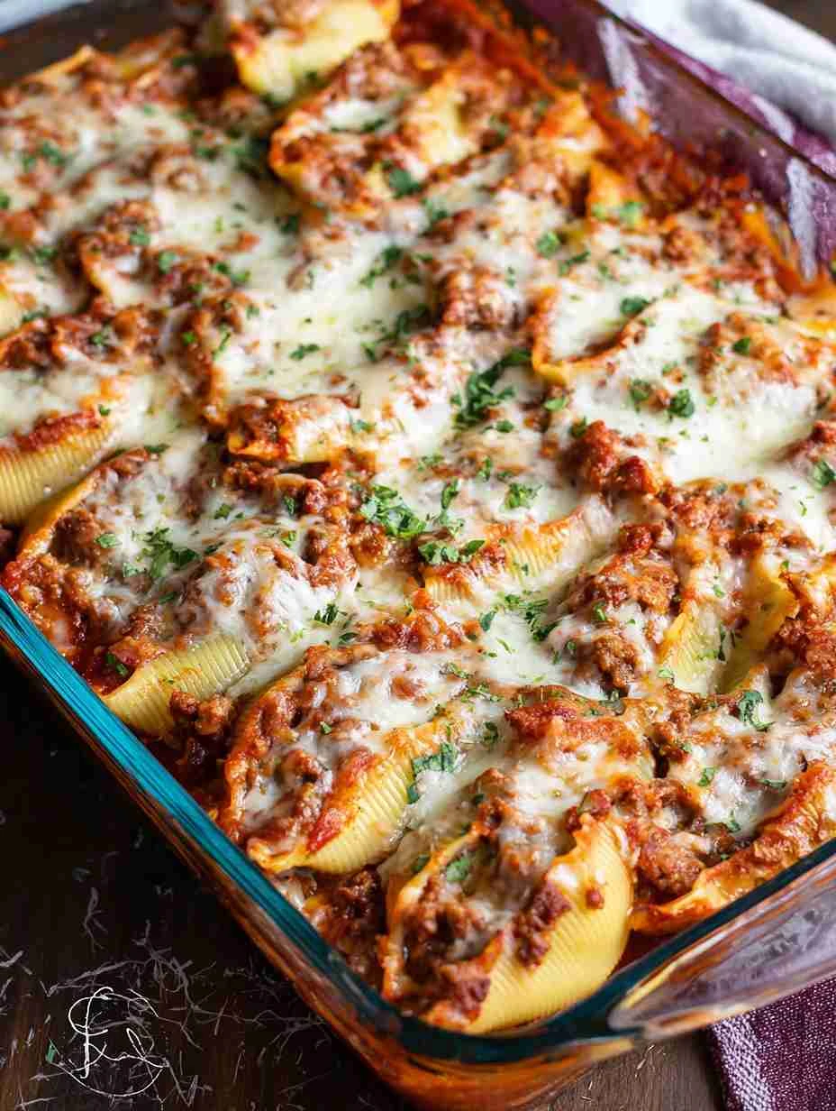 Beef Stuffed Shells