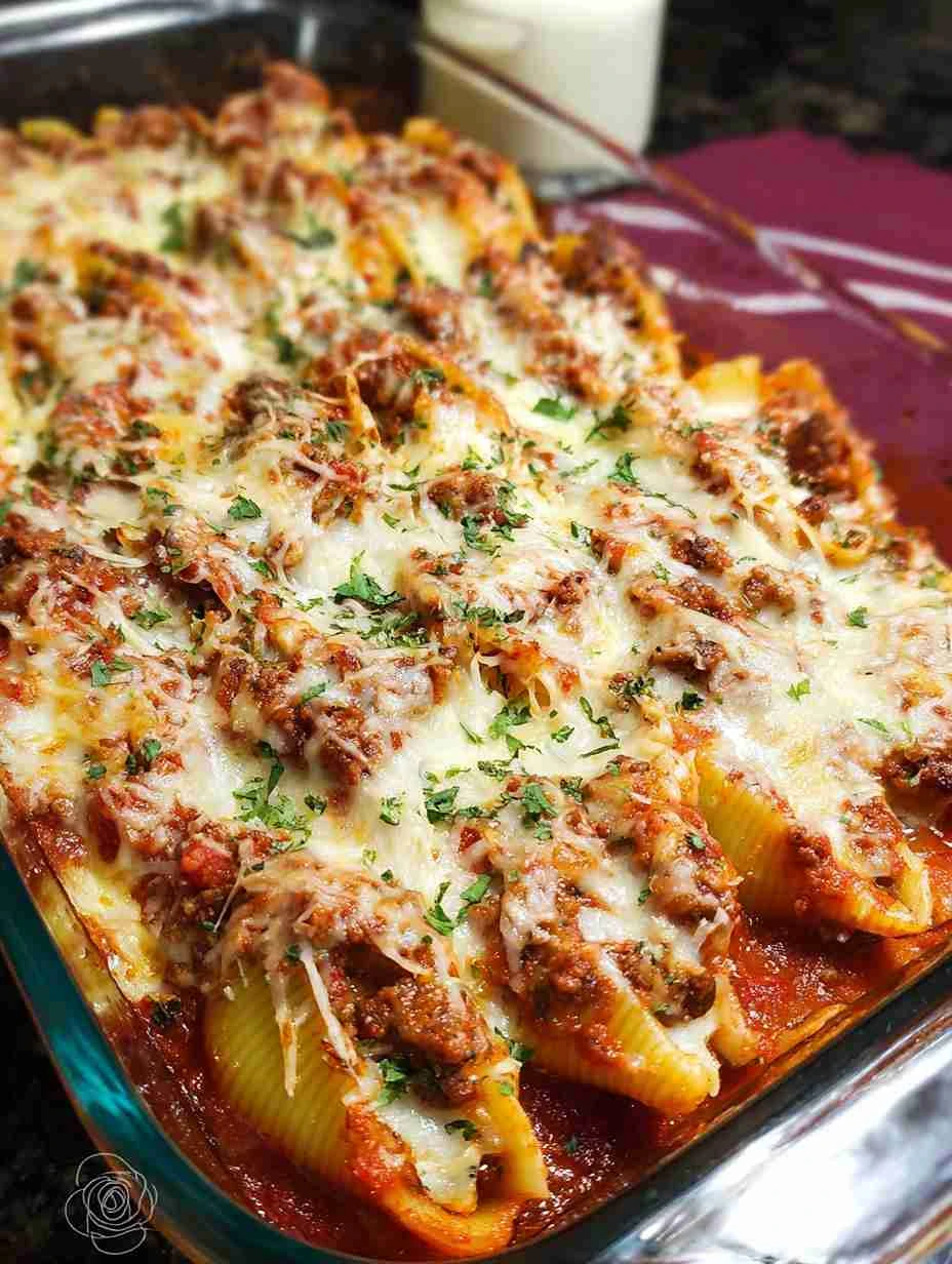 Beef Stuffed Shells Recipe Easy Beef Stuffed Shells Homemade Beef Stuffed Shells Best Beef Stuffed Shells Beef And Cheese ...