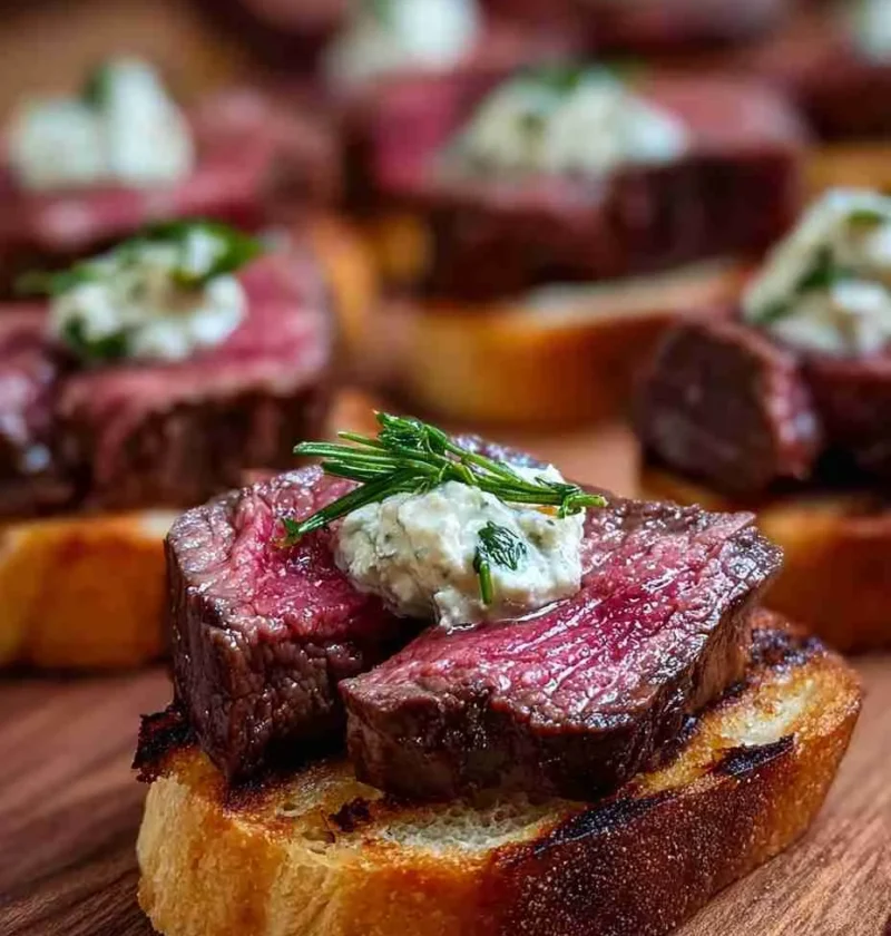 Best Beef Tenderloin Crostini Recipe Easy Beef Tenderloin Crostini With Horseradish Gourmet Beef Tenderloin Crostini Ideas...