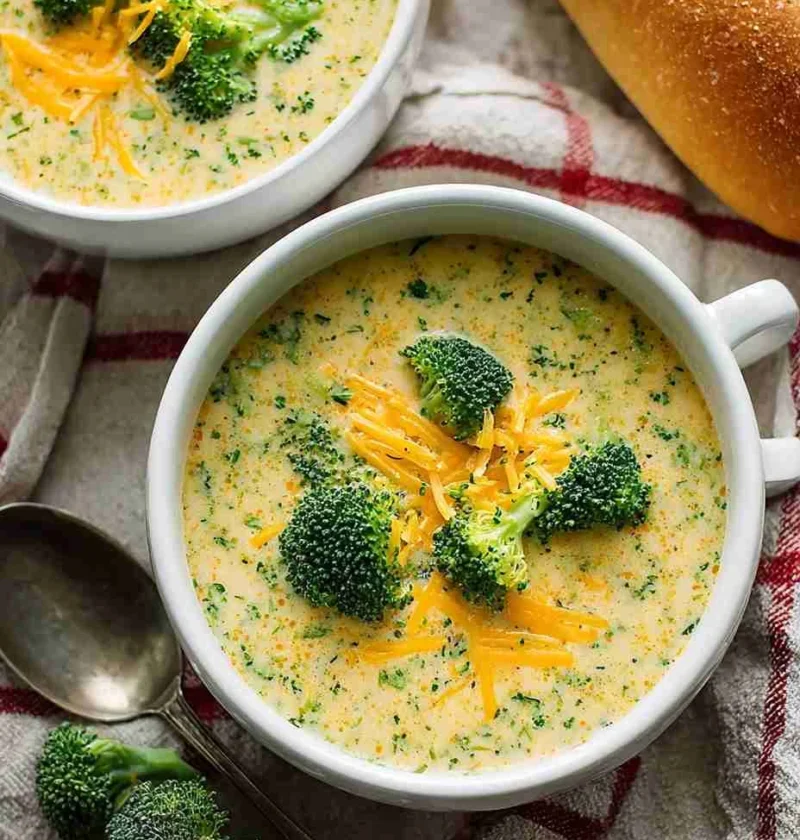 Best Broccoli Cheddar Soup Recipe Homemade Broccoli Cheddar Soup Calories Low-fat Broccoli Cheddar Soup Recipe Gluten-free...