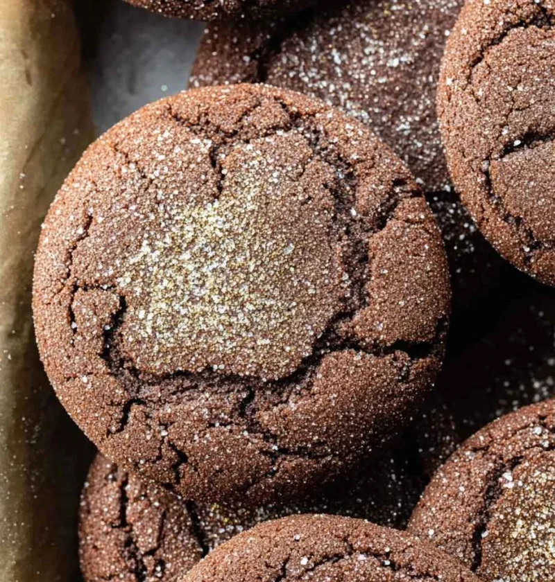 Best Chocolate Snickerdoodle Cookie Recipe Easy Homemade Chocolate Snickerdoodle Cookies Gluten-free Chocolate Snickerdood...