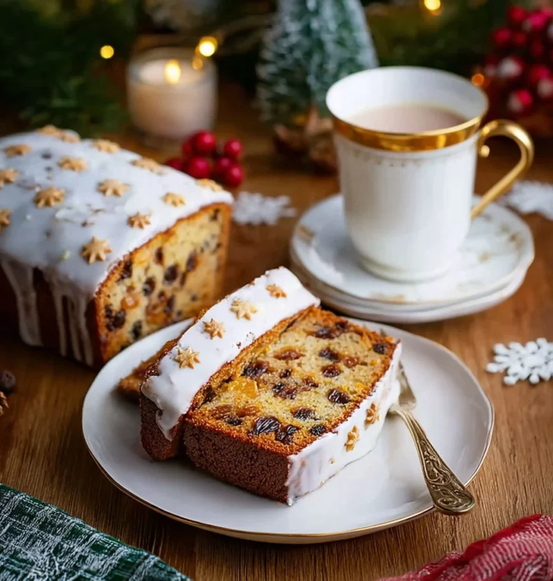 Best Christmas Loaf Cake Recipe 2023 Easy Christmas Fruit Loaf For Holidays Festive Christmas Cake Loaf Ideas Unique Chris...