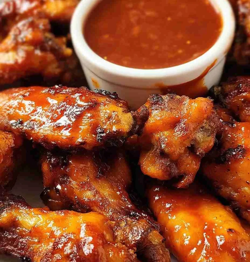 Best Crispy Chicken Wings Recipe Homemade BBQ Sauce For Wings How To Make Crispy Wings In Oven BBQ Chicken Wings Crispy Re...