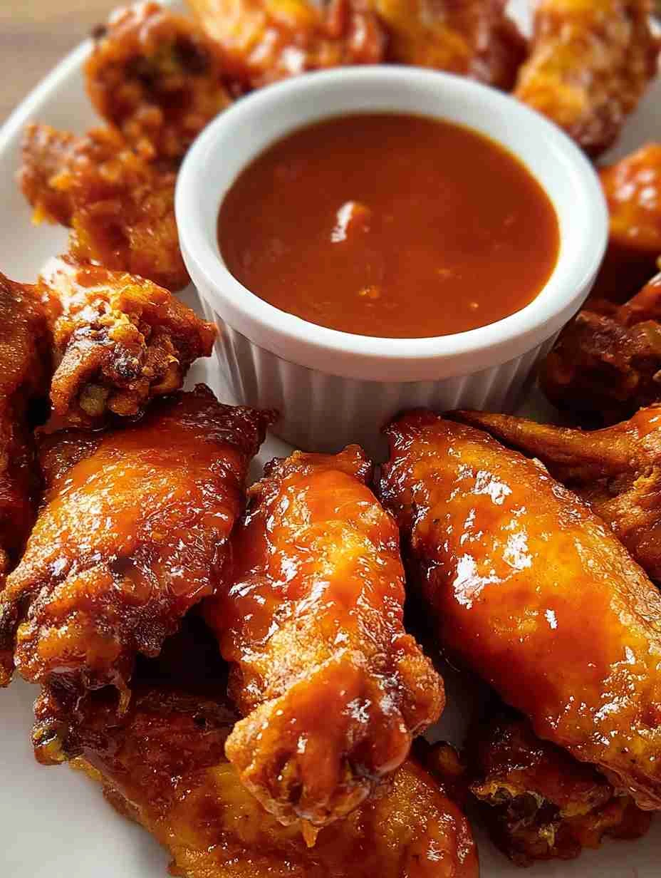 Best Crispy Chicken Wings Recipe Homemade BBQ Sauce For Wings How To Make Crispy Wings In Oven BBQ Chicken Wings Crispy Re...