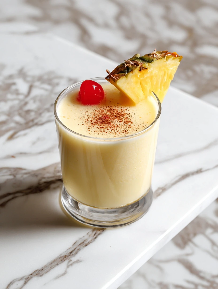 Eggnog Piña Colada Cocktail