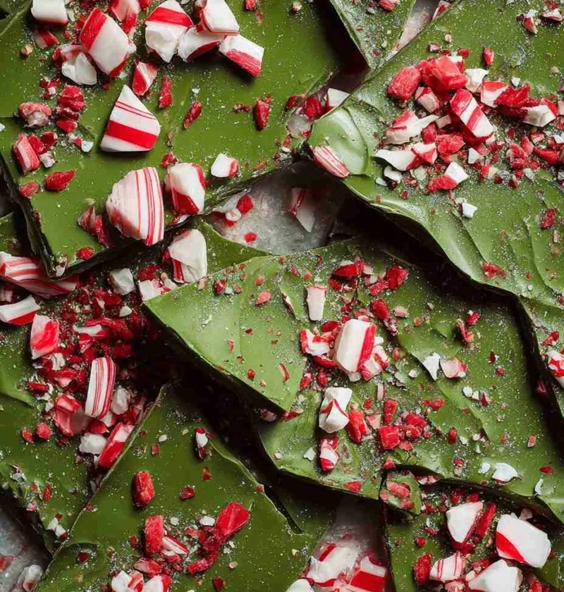 Best Matcha Peppermint Bark Recipe Homemade Matcha Peppermint Bark Where To Buy Matcha Peppermint Bark Matcha Peppermint B...