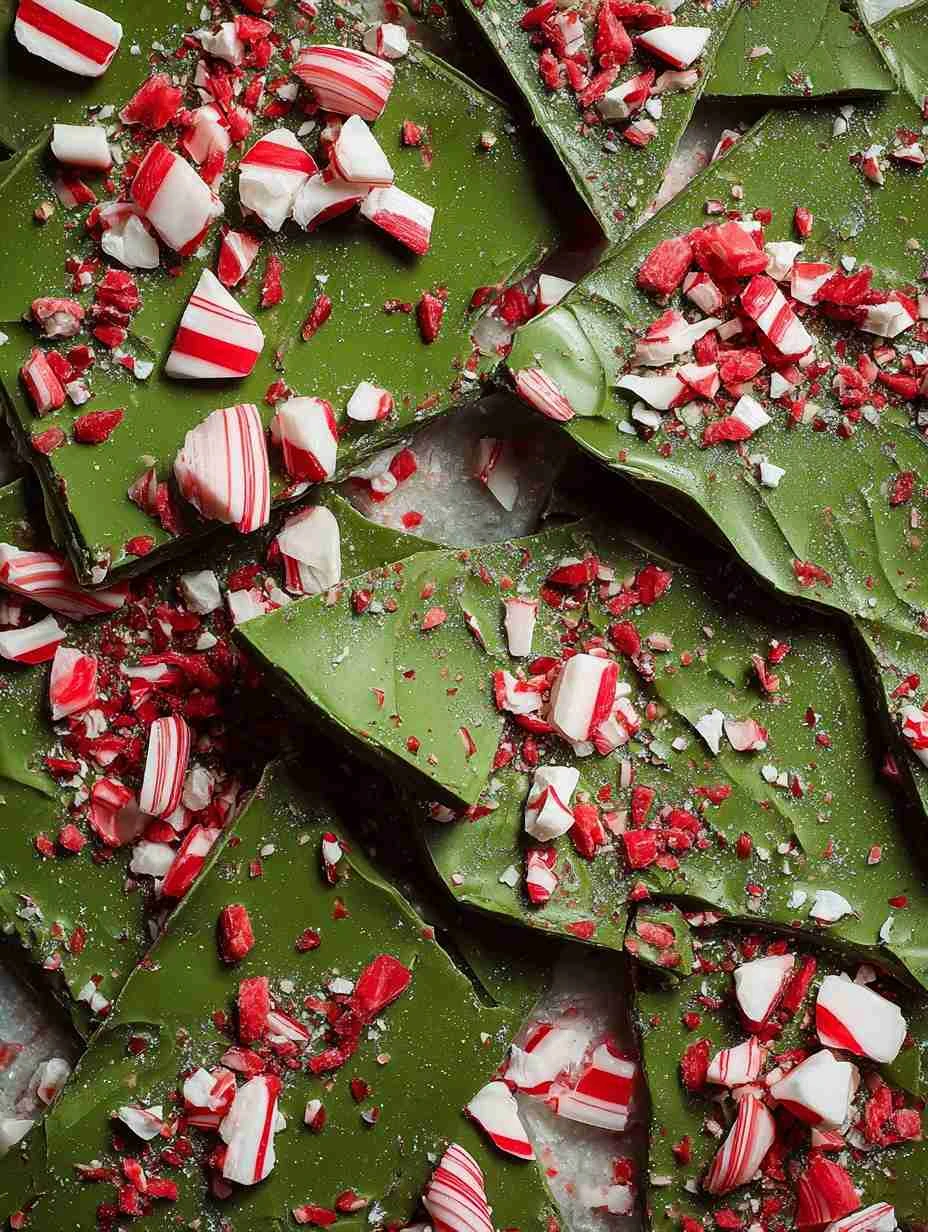 Matcha Peppermint Bark
