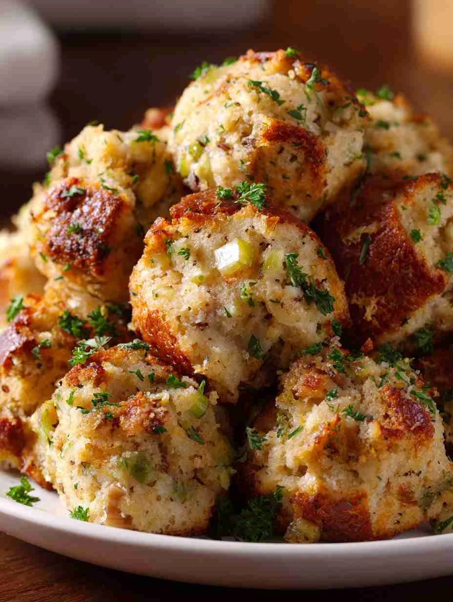 Best Thanksgiving Stuffing Balls Recipe Homemade Thanksgiving Stuffing Balls Gluten-free Thanksgiving Stuffing Balls Vegan...