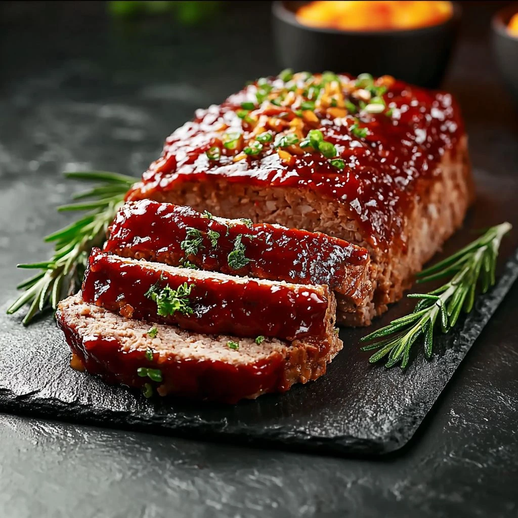 Best Turkey Meatloaf With Glaze Recipe Juicy Glazed Turkey Meatloaf Tips How To Make Juicy Turkey Meatloaf Sweet Glaze Twi...