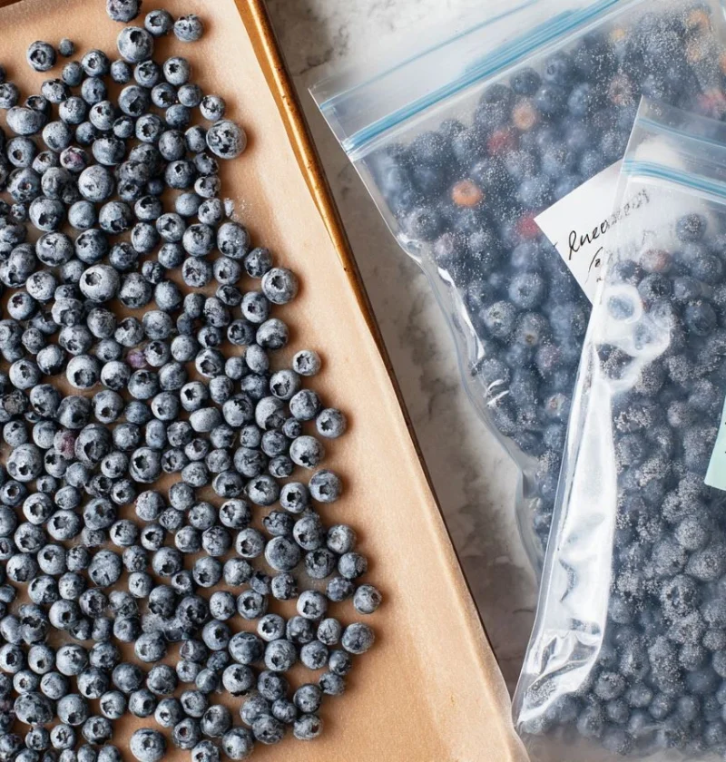 Best Way To Freeze Fresh Blueberries How To Freeze Blueberries Without Clumping Tips For Freezing Blueberries At Home Free...