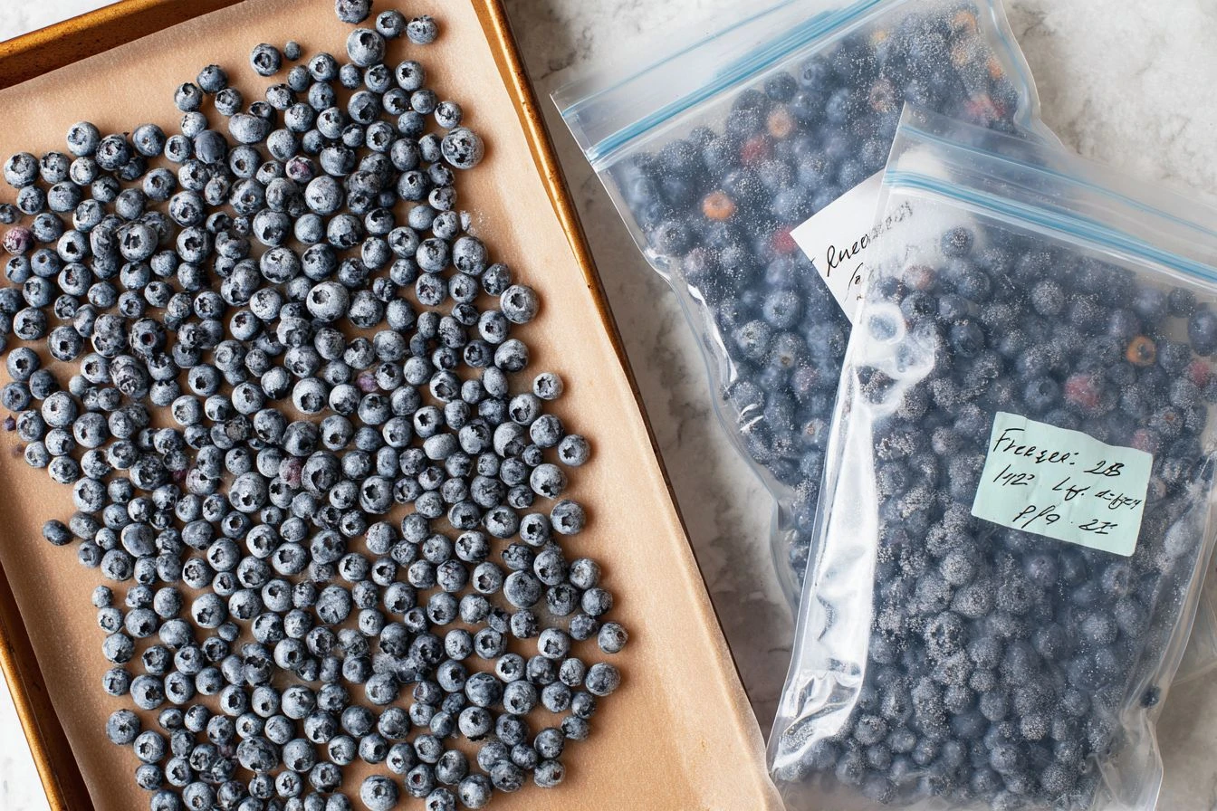 How to Freeze Blueberries