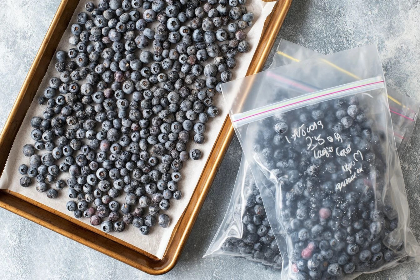 Best Way To Freeze Fresh Blueberries How To Freeze Blueberries Without Clumping Tips For Freezing Blueberries At Home Free...