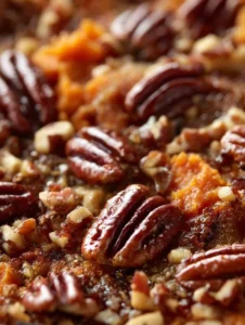 Unique Thanksgiving Side Dish: Bourbon Sweet Potato Casserole With Bacon and Pecans