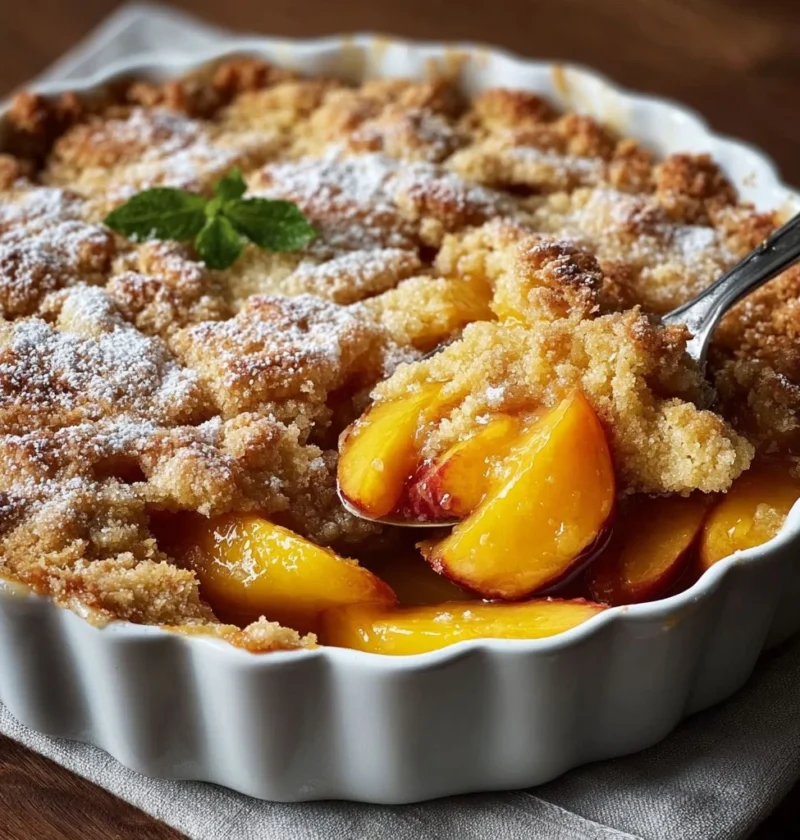 Buttery Vanilla Peach Cobbler Recipe Easy Sweet Crust Peach Cobbler Homemade Peach Cobbler With Vanilla Best Vanilla Peach...