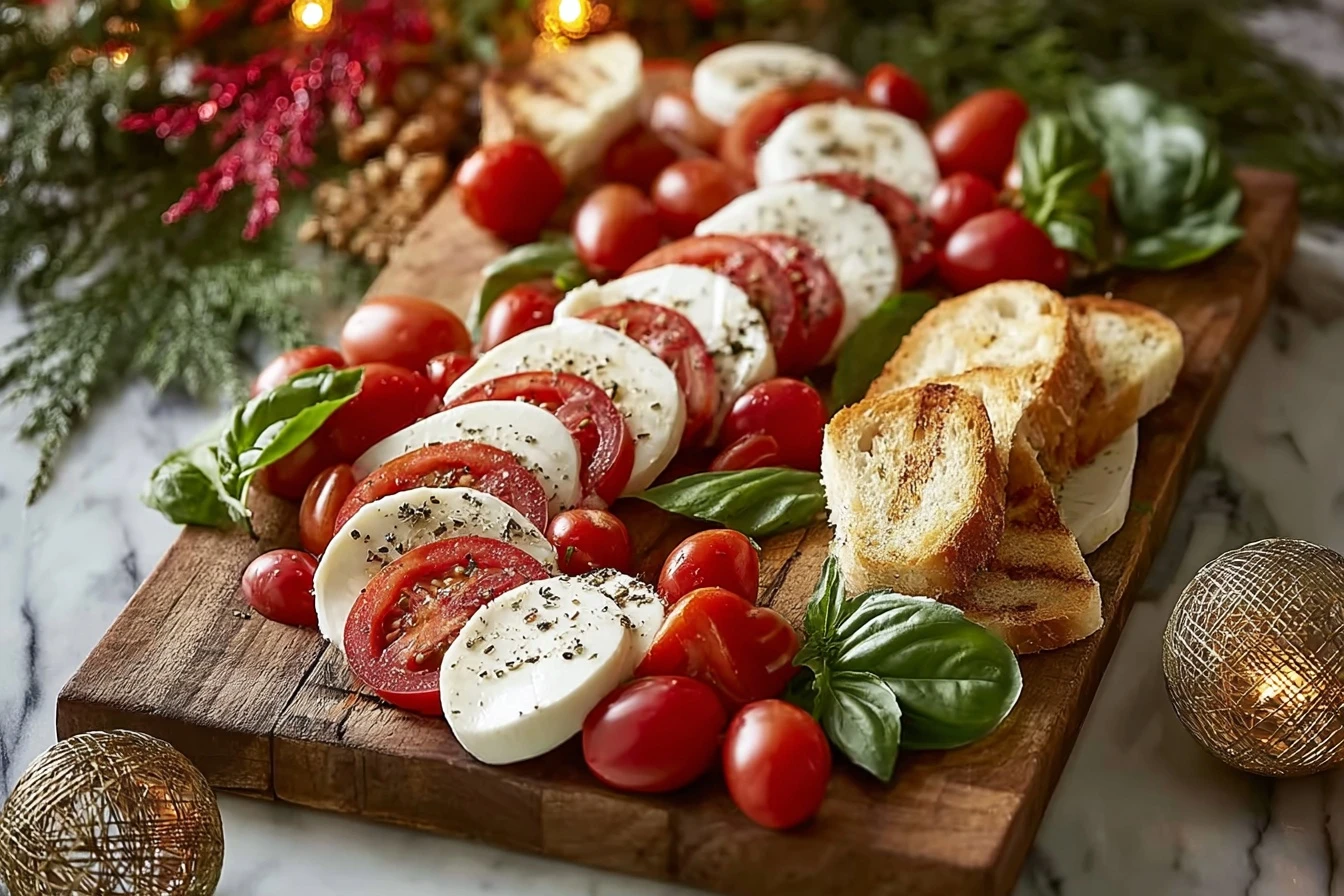 Caprese Candy Cane Board: An Incredible Ultimate Holiday Delight