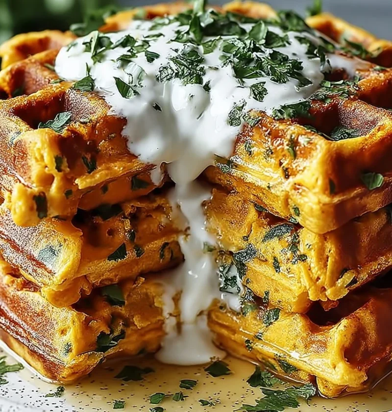 Cheddar Jalapeño Cornbread Waffles Recipe Spicy Cheddar Cornbread Waffles Jalapeño Cornbread Waffles Breakfast How To Ma...