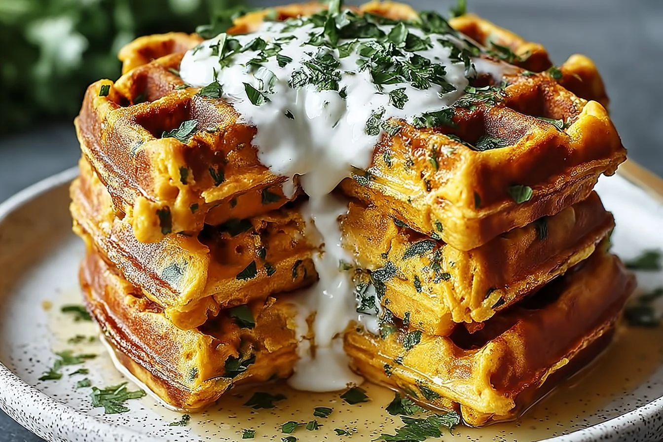 Cheddar Jalapeño Cornbread Waffles for Bold Breakfast Bliss