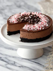 Decadent Chocolate Peppermint Cheesecake Recipe