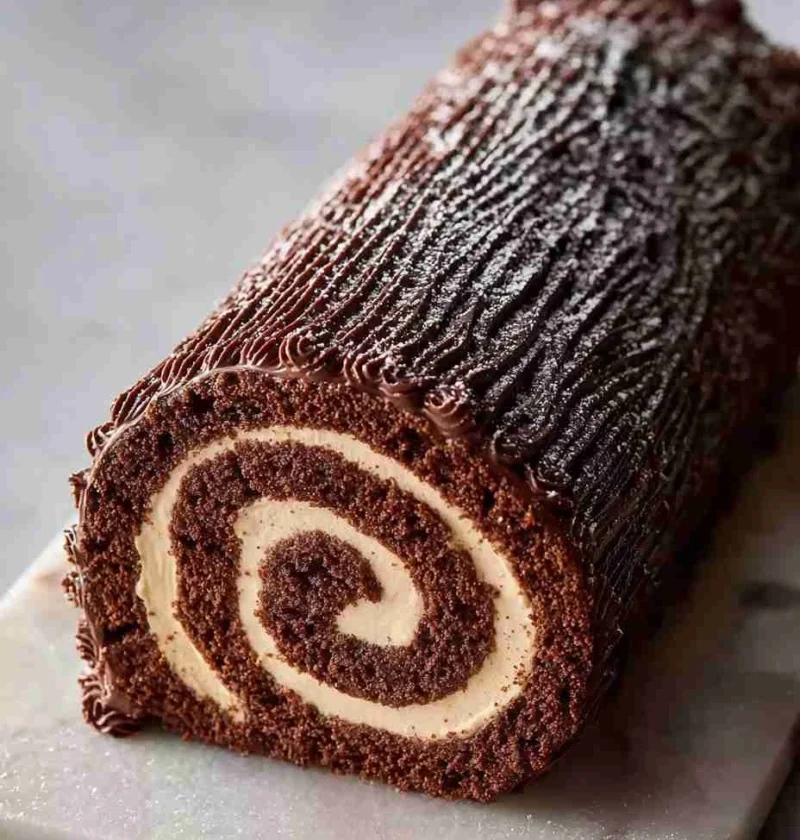 Chocolate Yule Log Espresso Cream Recipe How To Make A Chocolate Yule Log Christmas Dessert Ideas With Espresso Best Yule ...