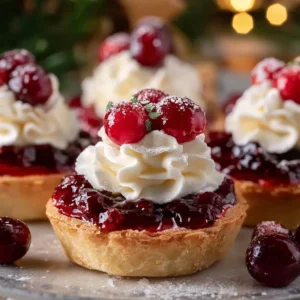 Christmas Jam & Cream Tartlets: Indulgent Holiday Bliss