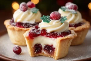 Christmas Jam & Cream Tartlets: Delightful Festive Treats!