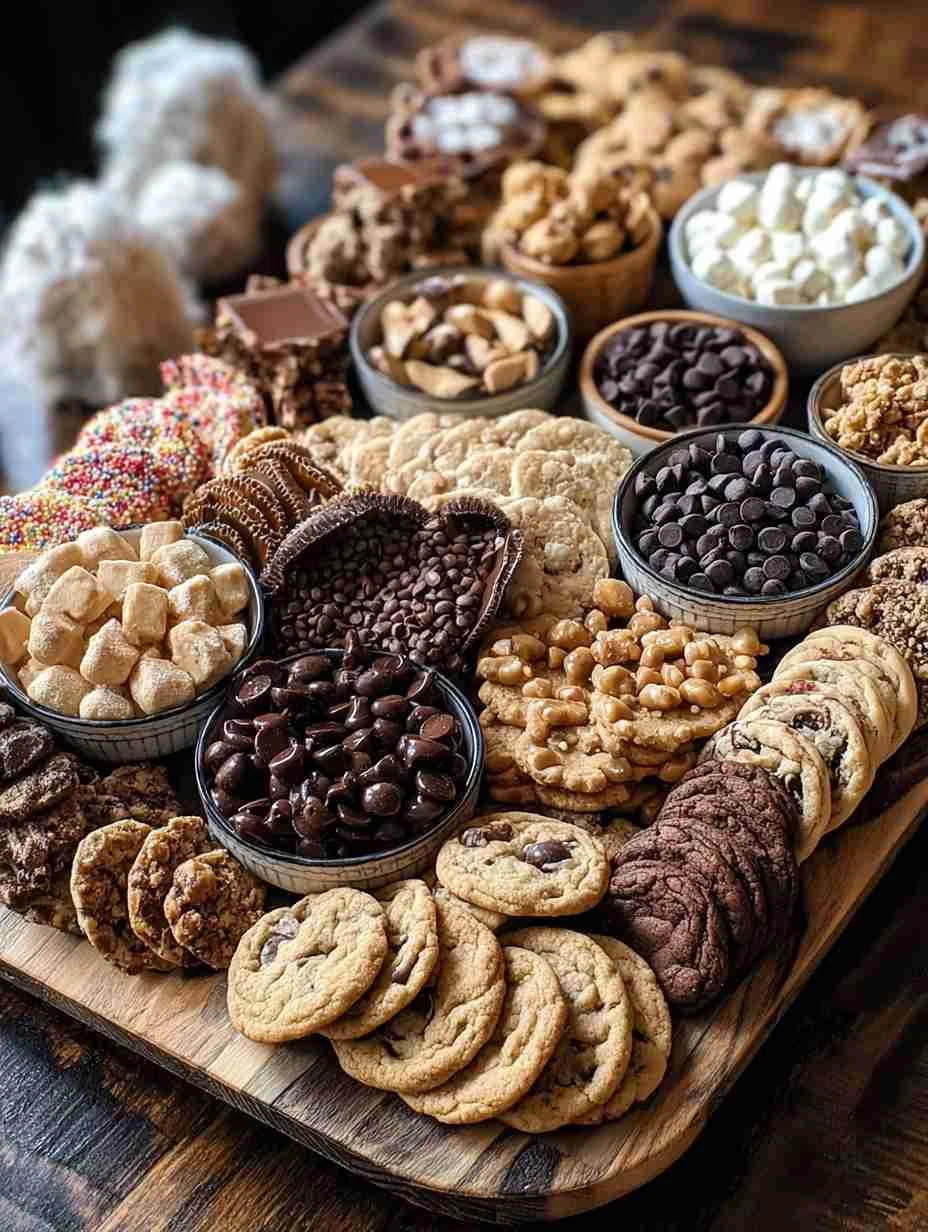 Irresistible Cookie Charcuterie Board Ideas for 10 Guests