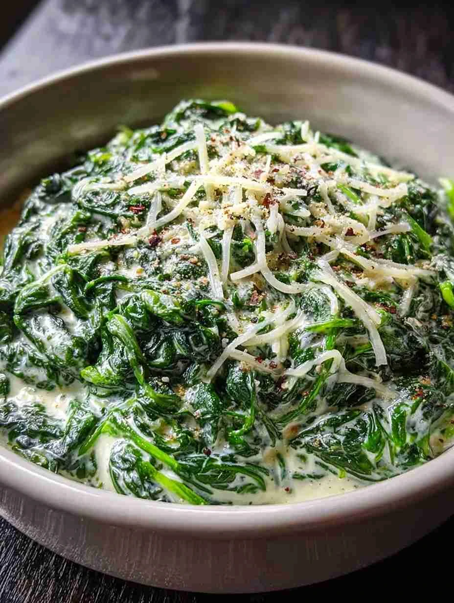 Creamed Spinach Nutmeg Parmesan Recipe Easy Creamed Spinach With Nutmeg Best Parmesan Creamed Spinach For Holidays Make Ah...