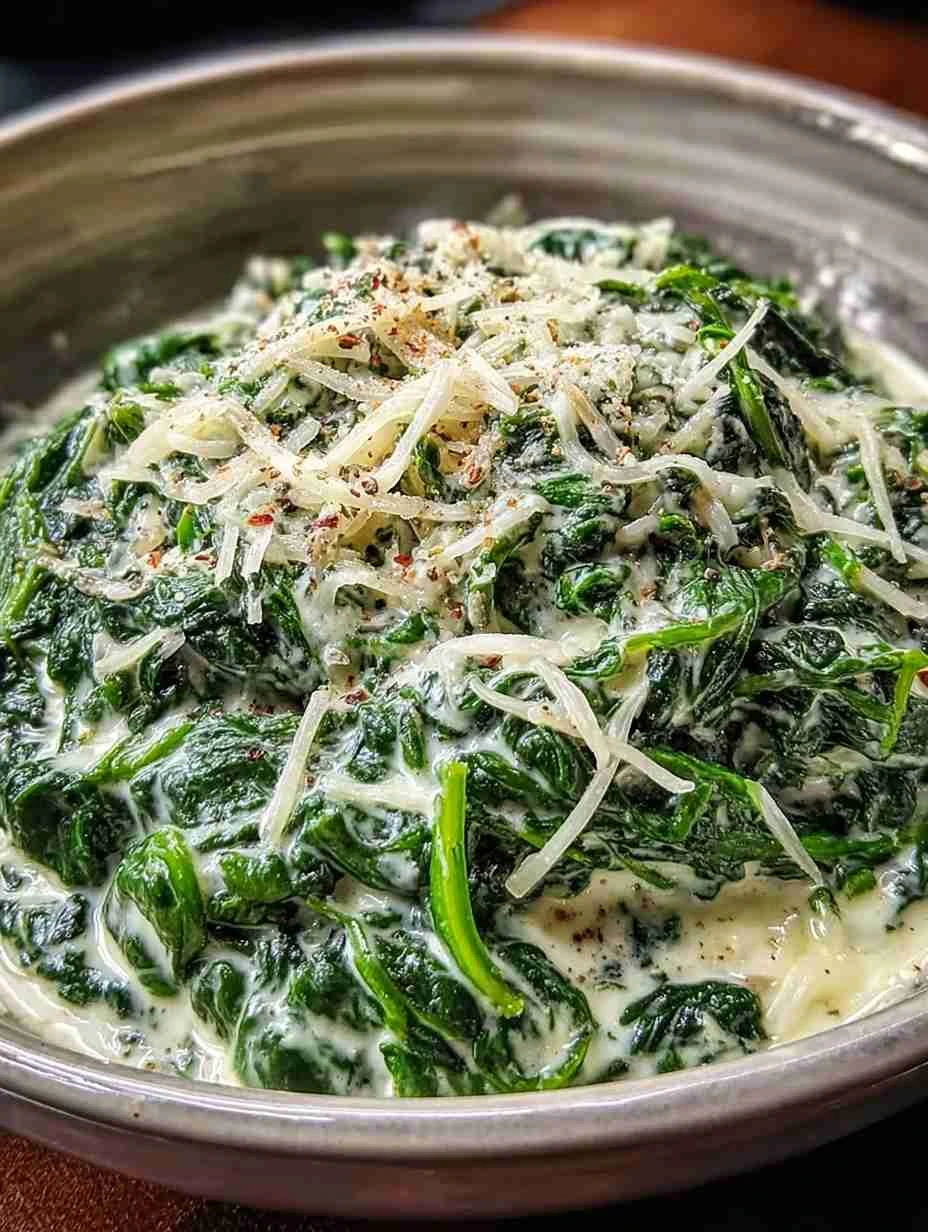 Creamed Spinach Nutmeg Parmesan Recipe Easy Creamed Spinach With Nutmeg Best Parmesan Creamed Spinach For Holidays Make Ah...