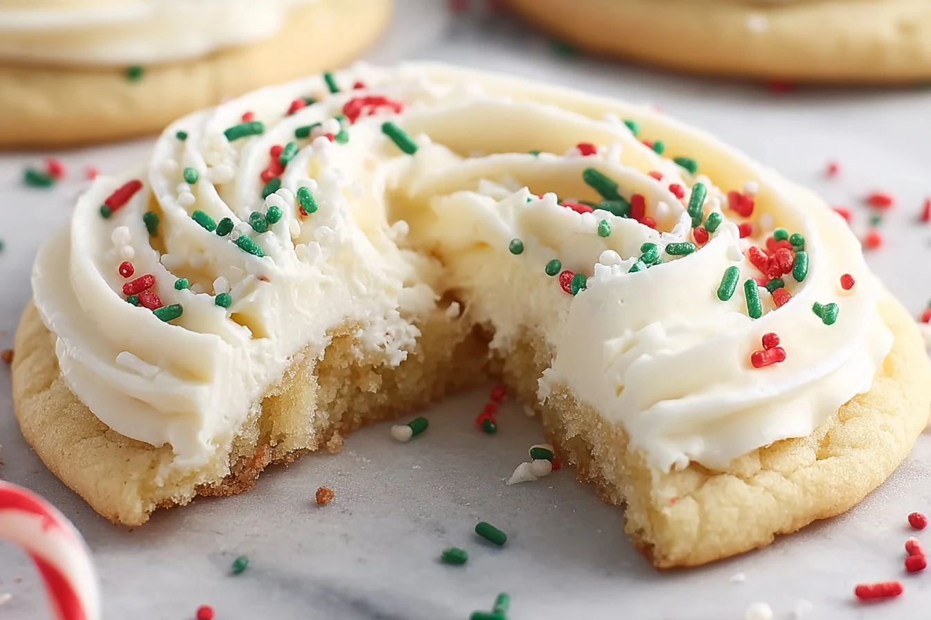 Crumbl Christmas Sugar Cookies Easy Recipe